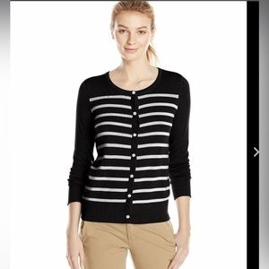 Lolë Striped Sweater Cardigan